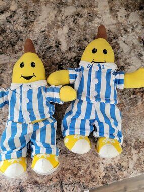 Vintage Bananas in Pyjamas B1 and B2 Plush 12-inch dolls-1995